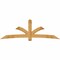 Ekena Millwork Davenport Rough Sawn Timber Gable Bracket, Western Red Cedar, 108"W x 36"H x 2"D x 6"F, 8/12 Pitch GBW108X36X0206DAV00RWR - alternate 1